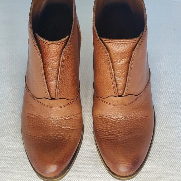 Lucky Brand Sz 6.5M 'EHLLEN' booties toffee/ cornelian - Picture 3 of 12